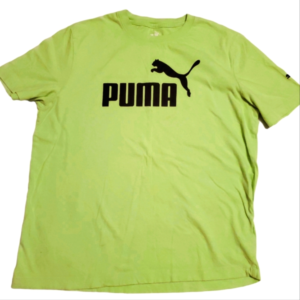 Puma, Teen boys Medium shirt, Bright green